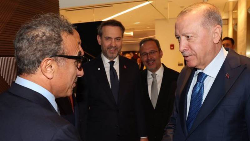 Erdoğan, Türkiye-ABD İş Konseyi Başkanı Hamdi Ulukaya ve ABD’li üst düzey şirket yöneticileriyle görüştü