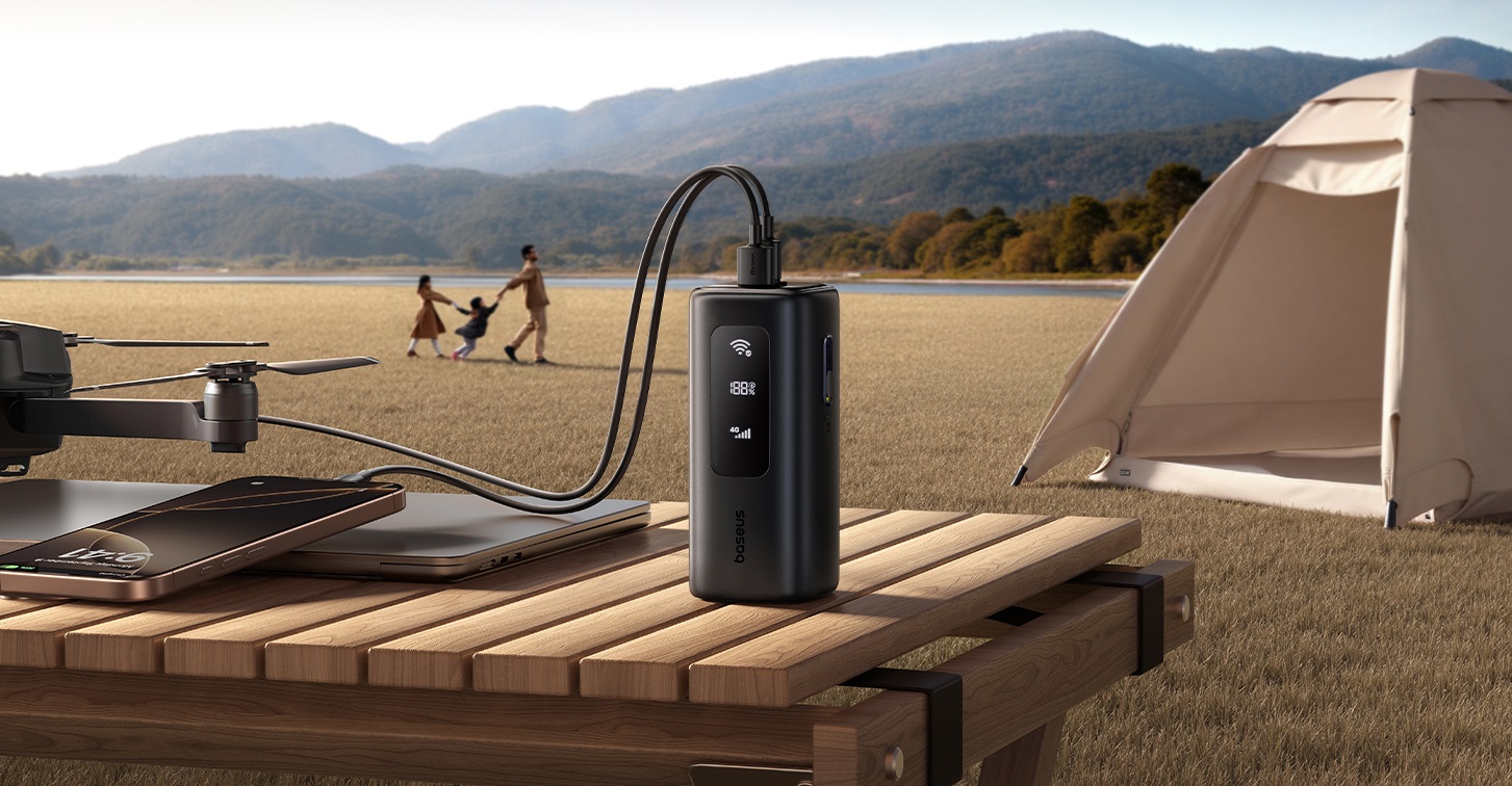 Baseus sektörün ilk 4G destekli 20000mAh şarj istasyonunu duyurdu