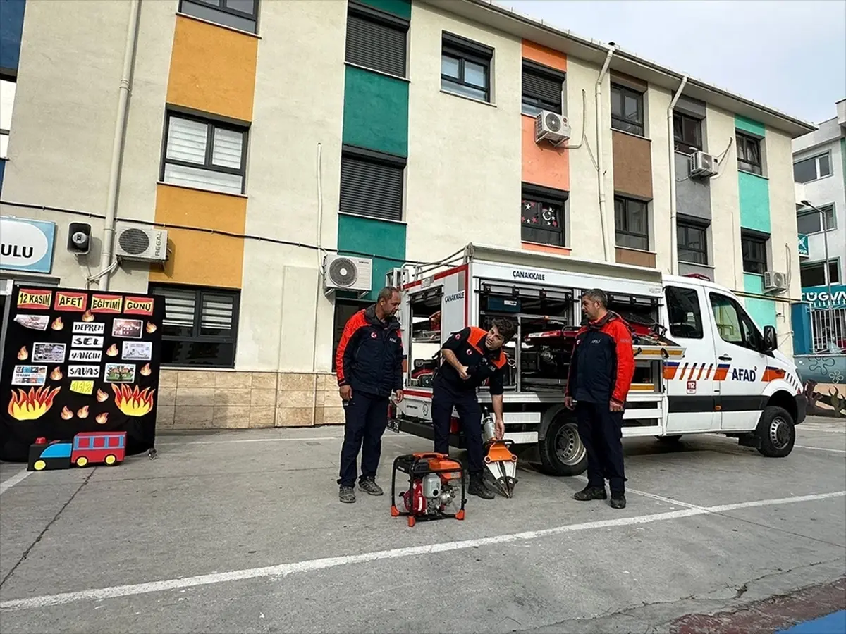 Çanakkale’de Acil Durum Tatbikatı