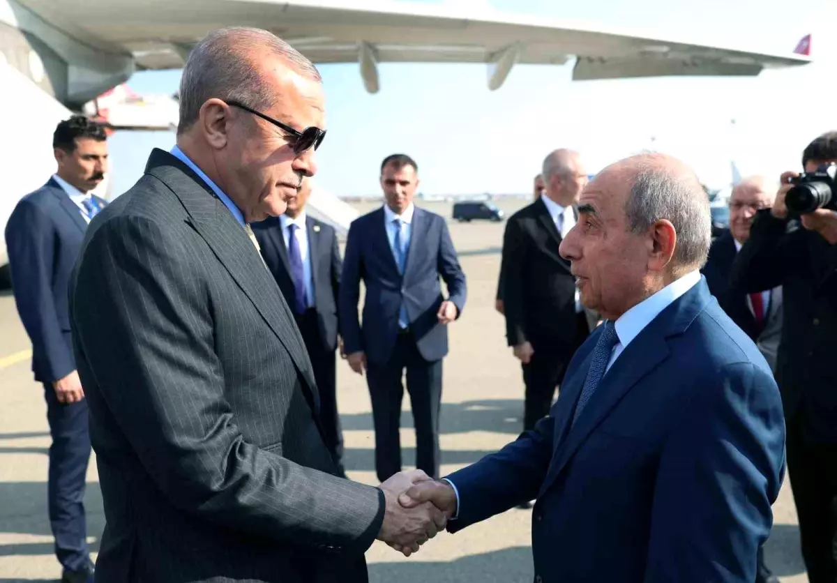 Erdoğan Bakü’de Zafer Günü Kutlamalarında