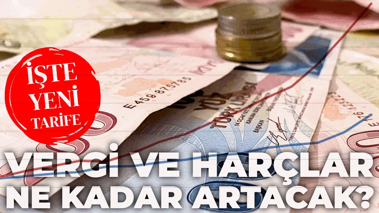 TÜİK yeniden değerleme oranını açıkladı: Vergi ve harçlar ne kadar artacak? İşte zamlı tarifeler…