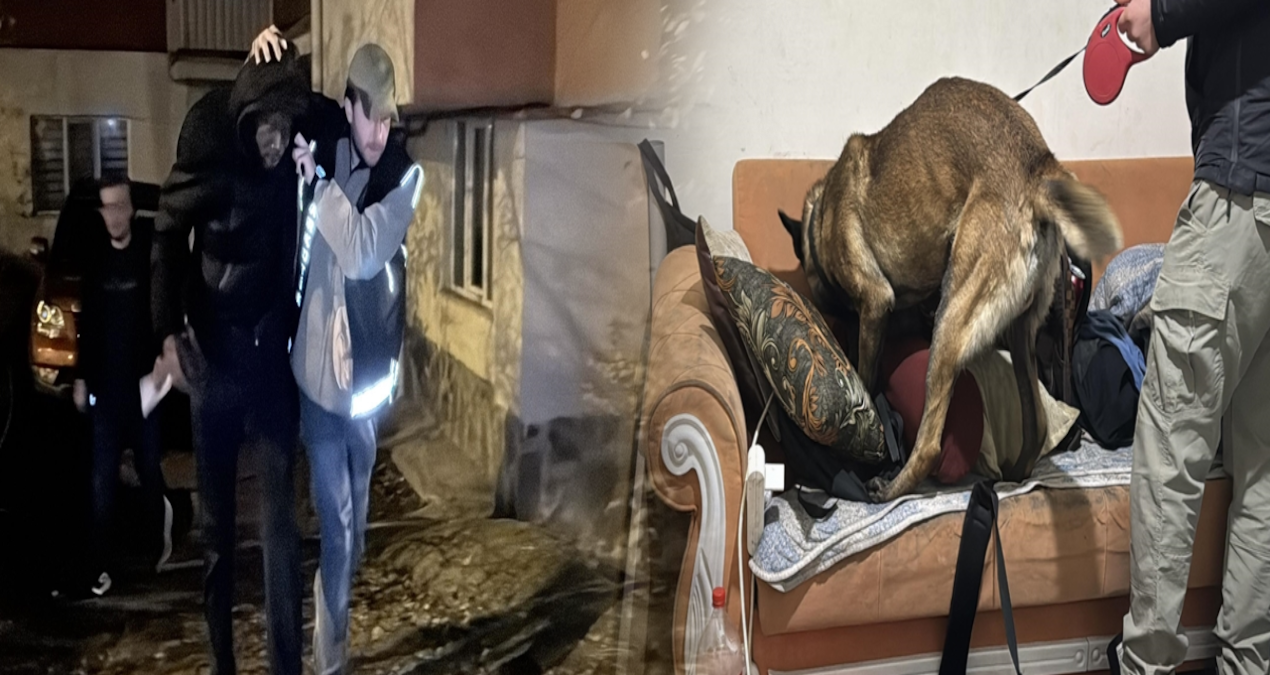 Evinde uyuşturucu satarken yakalanan yabancı tutuklandı