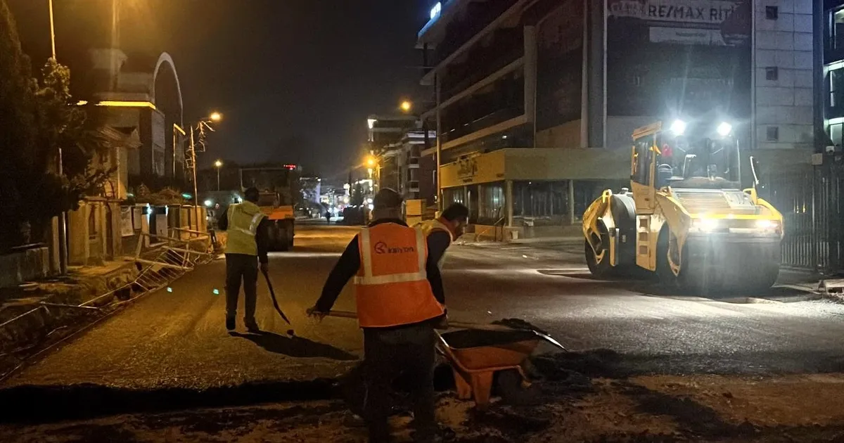 Kocaeli’de şehir uykuda, Büyükşehir 7/24 iş başında