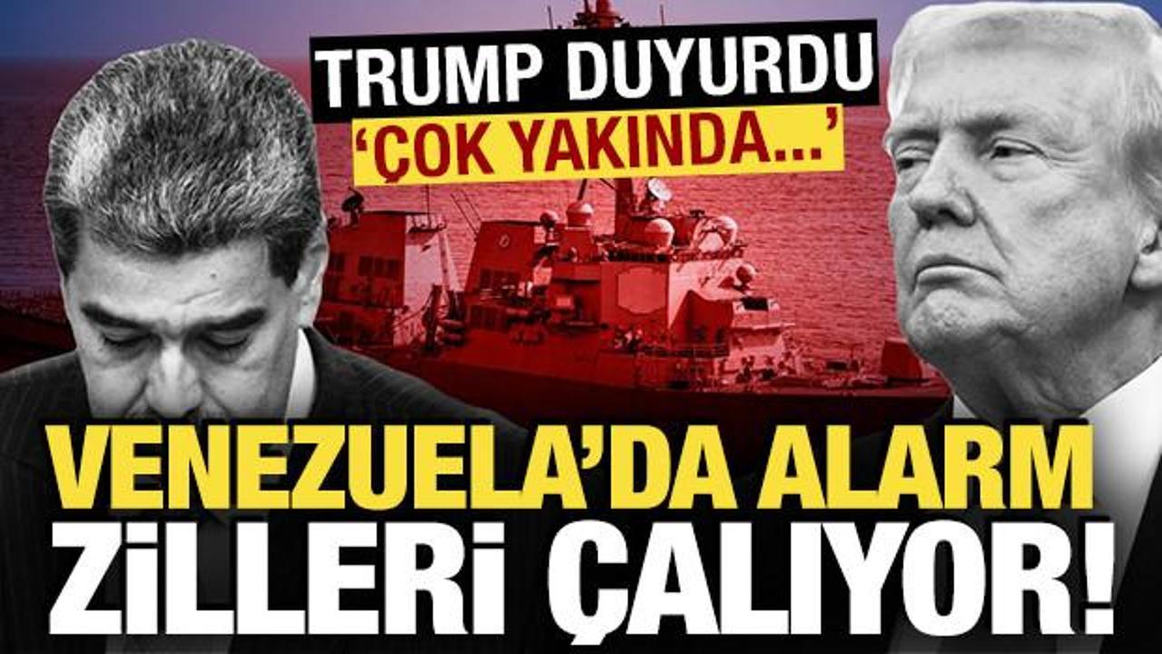 Venezuela için alarm zilleri çalıyor! Trump duyurdu: ‘Çok yakında’