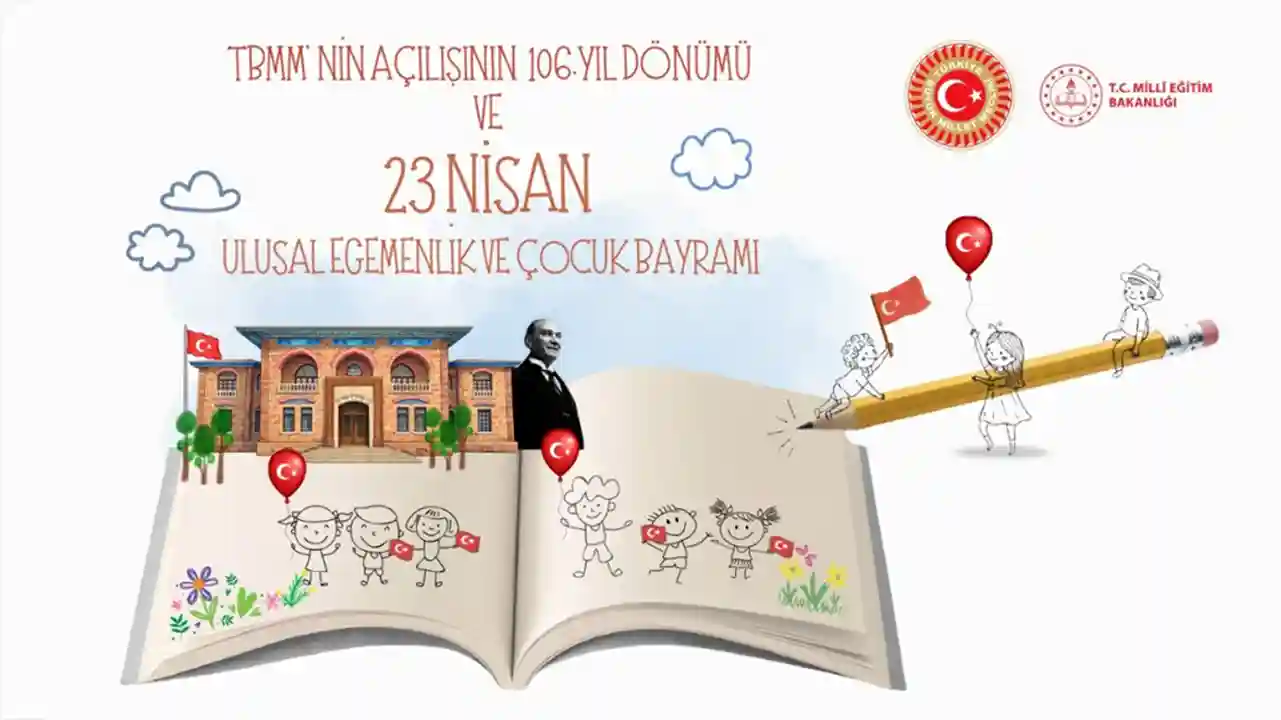 MEB’den 23 Nisan resim, şiir ve kompozisyon yarışması: Ödül töreni, TBMM’de yapılacak! –