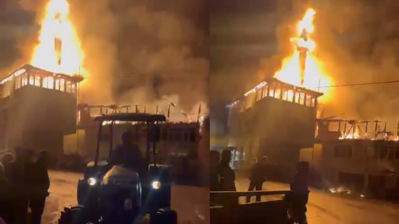 Amasra’da Yangın Korkusu: Alevler Cami ve Köy Konağını Tehdit Etti