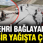 Yağışlar Sonucu Çöken Yol, Bitlis ve Muş’u Birbirinden Ayırdı