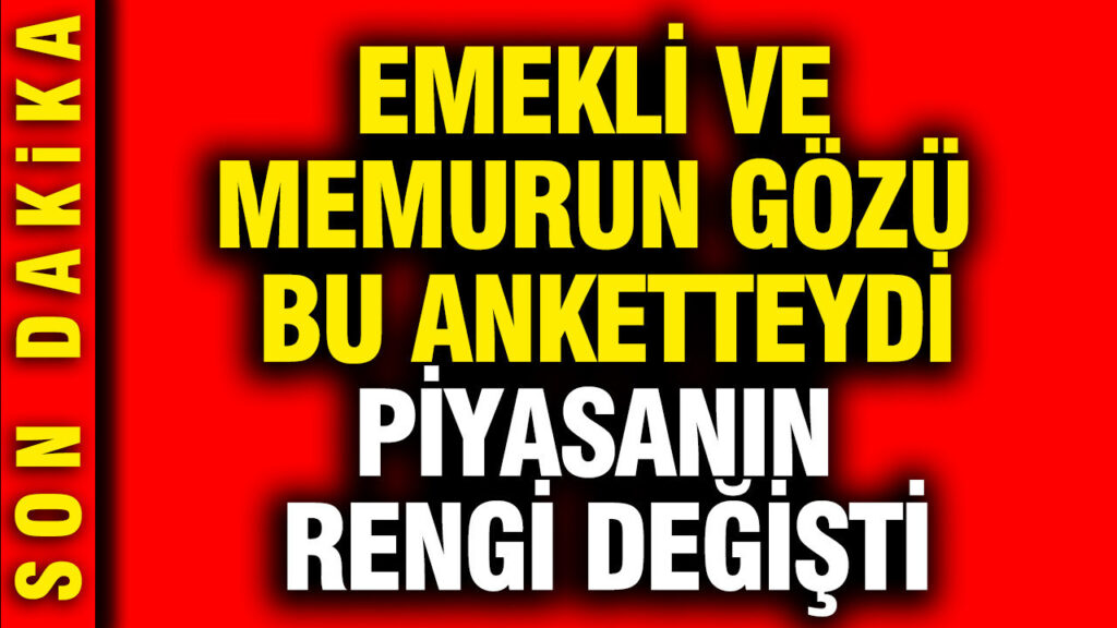 Merkez Bankası’nın Anketi Piyasalardaki Beklentileri Değiştirdi: Emekliler ve Memurlar Dikkatle İzliyor
