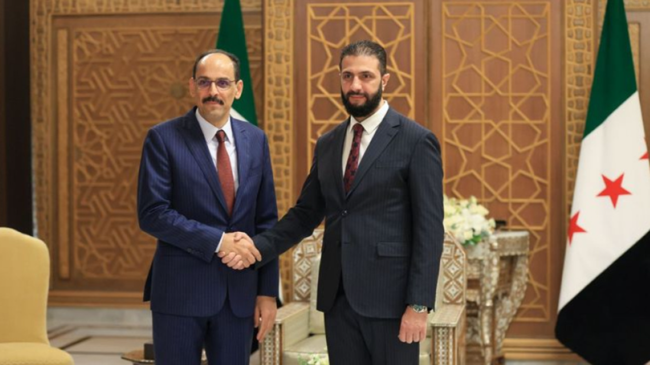 MİT Başkanı İbrahim Kalın, Suriye Cumhurbaşkanı Ahmed Şara ile Görüşme Gerçekleştirdi