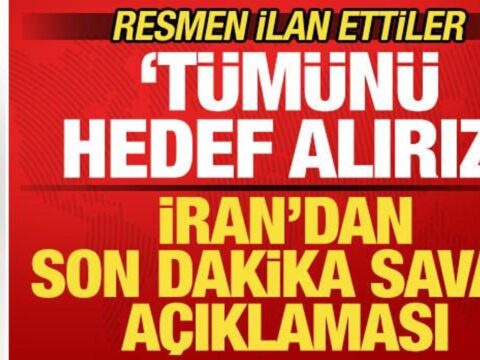 Irandan son dakika savas aciklamasi tumunu hedef aliriz deyip resmen ilan ettiler gXBS1XwD